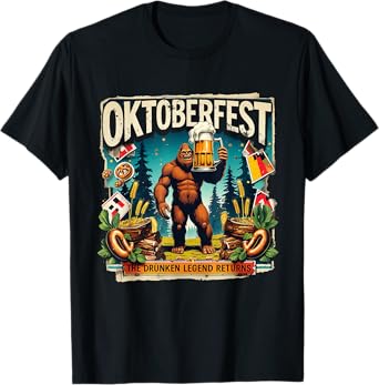 Oktoberfest Bigfoot The Drunken Legend Returns Beer Club T-Shirt