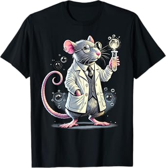 Science Chemistry Lab Rat Scientist Mouse T-Shirt