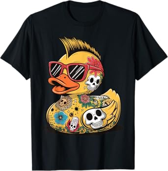 Rubber Duck Punk Heavy Metal T-Shirt