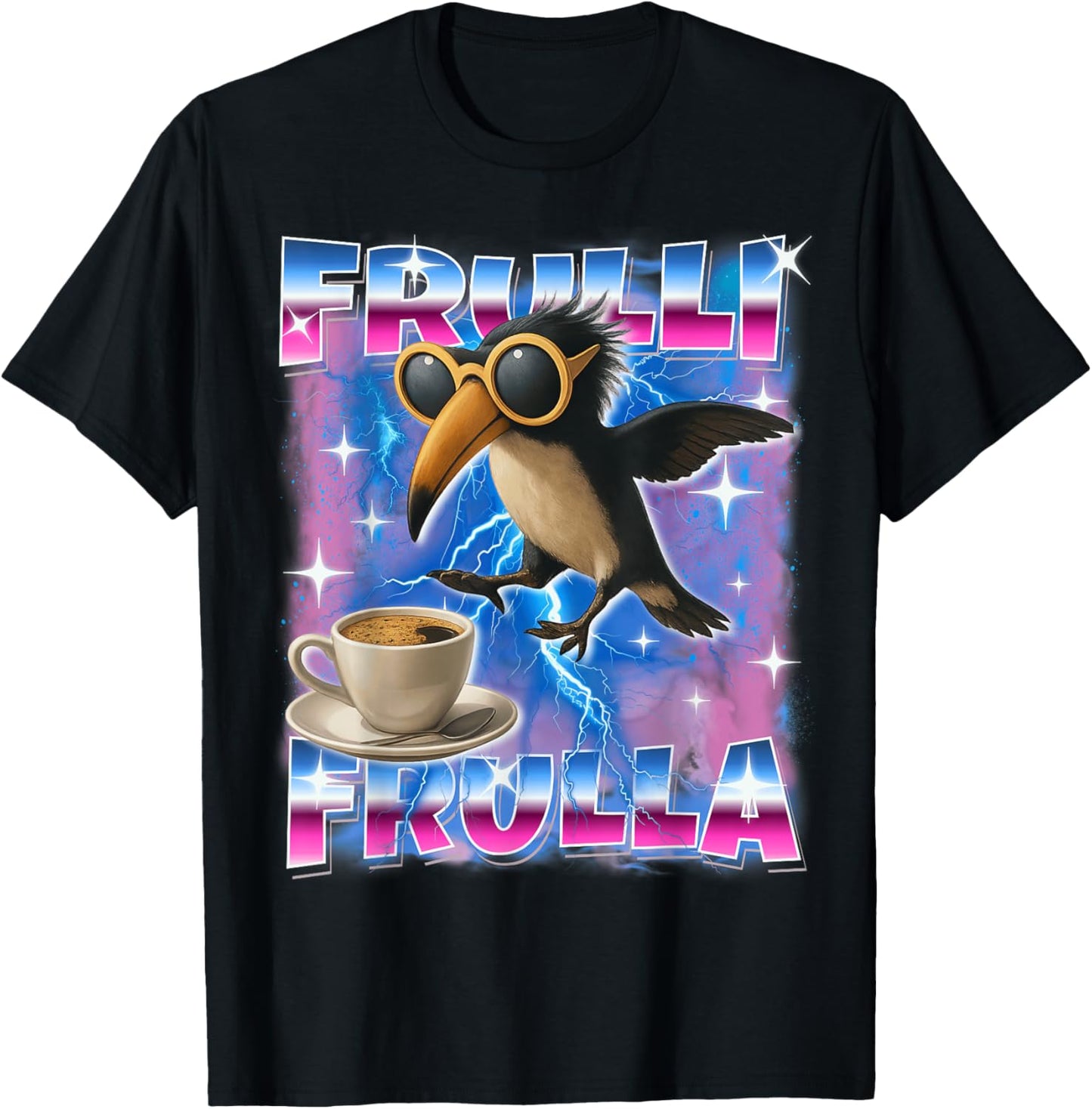 Frulli-Frulla Italian-Brainrot AI Generated Meme Kids Men T-Shirt