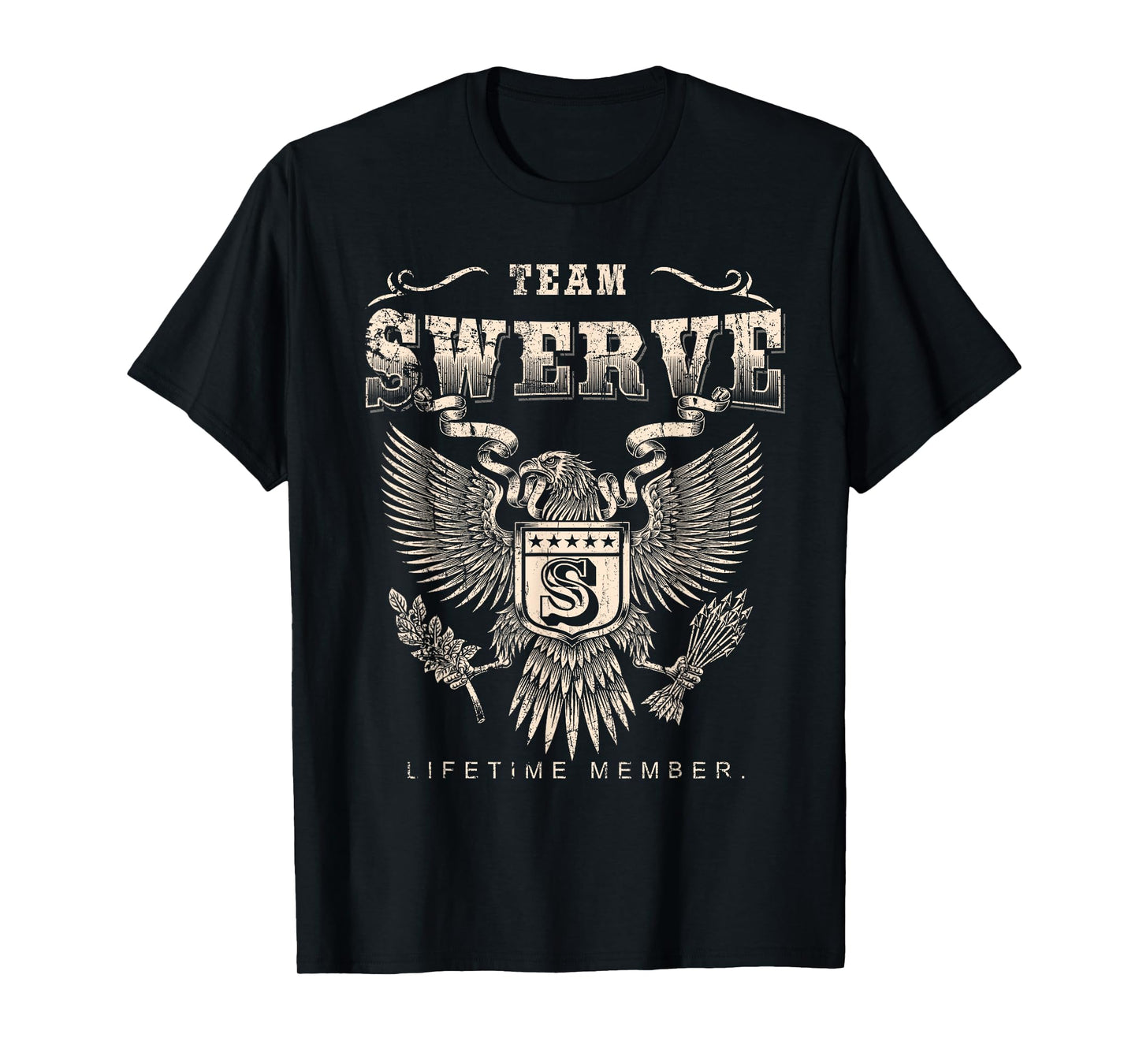 Team Swerve Lifetime Member - Swerve Name T-Shirt