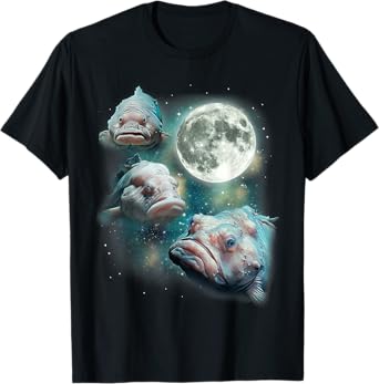 Three Blobfish 3 Undersea Creatures Deep Ocean Life Blobfish T-Shirt