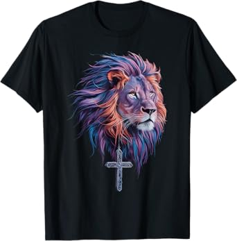 Jesus Lion of Judah Christian Faith for Men and Women T-Shirt