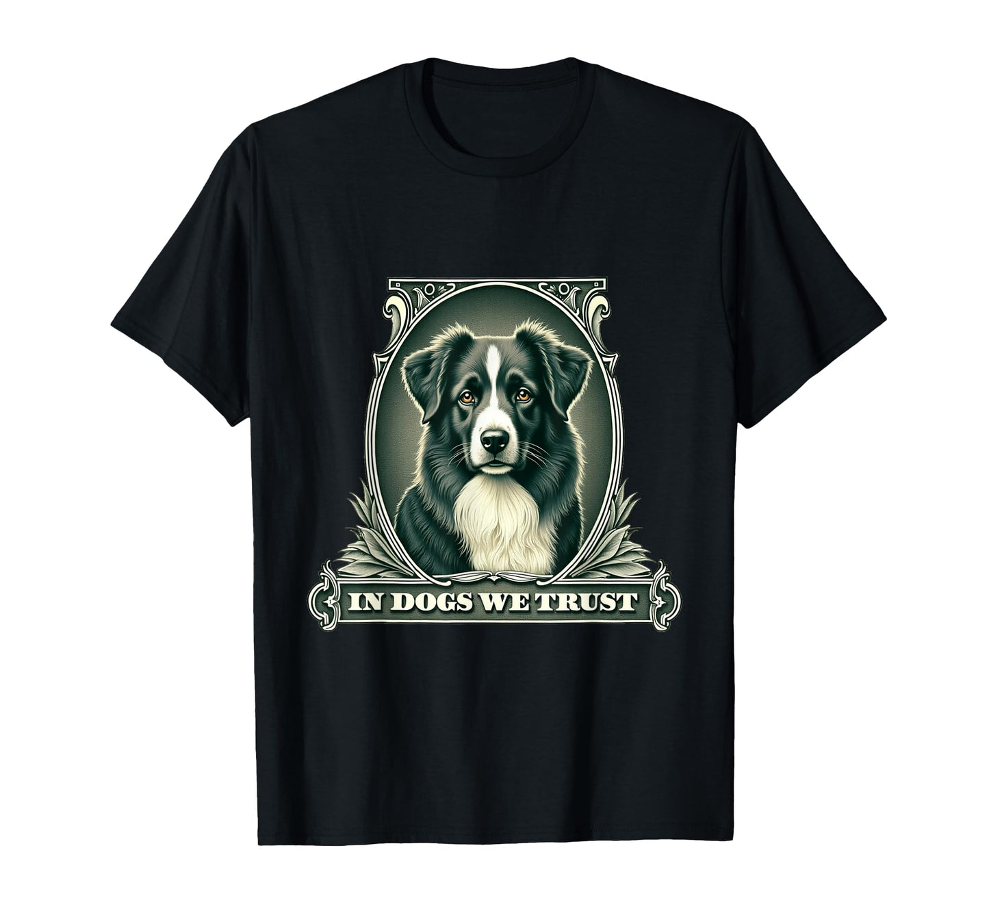 In Australian Shepherd We Trust Funny Vintage Aussie Dog T-Shirt