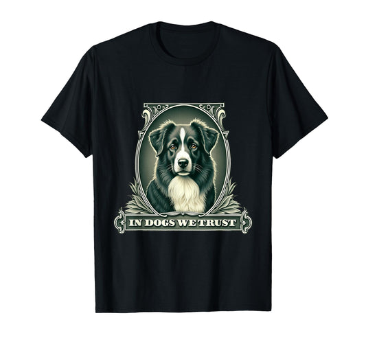 In Australian Shepherd We Trust Funny Vintage Aussie Dog T-Shirt