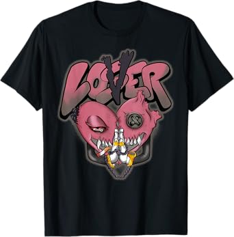 Graphic Loser Love Drip Pink Heart Matching Pink Apparel T-Shirt