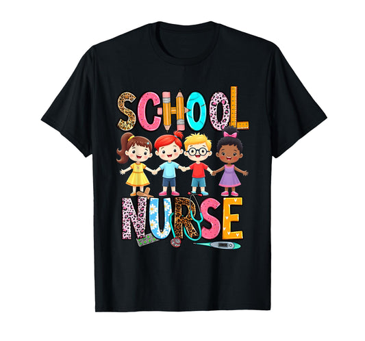 School Nurse Stethoscope Back To School Men Women T-Shirt
