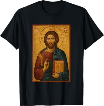 Christian Orthodox Jesus Christ Icon T-Shirt