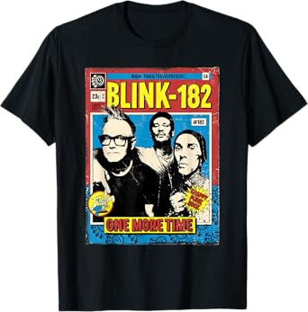 Official Blink-182 One More Time Comic T-Shirt