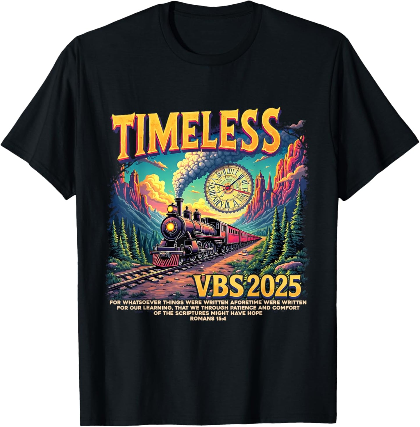 Christian Summer Timeless VBS 2025 We Through Patience T-Shirt