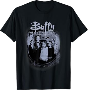 Buffy The Vampire Slayer Distressed Vintage Scooby Gang T-Shirt