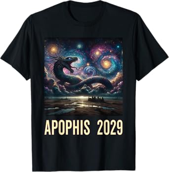 Colorful Asteroid Furious Apophis 2029 T-Shirt