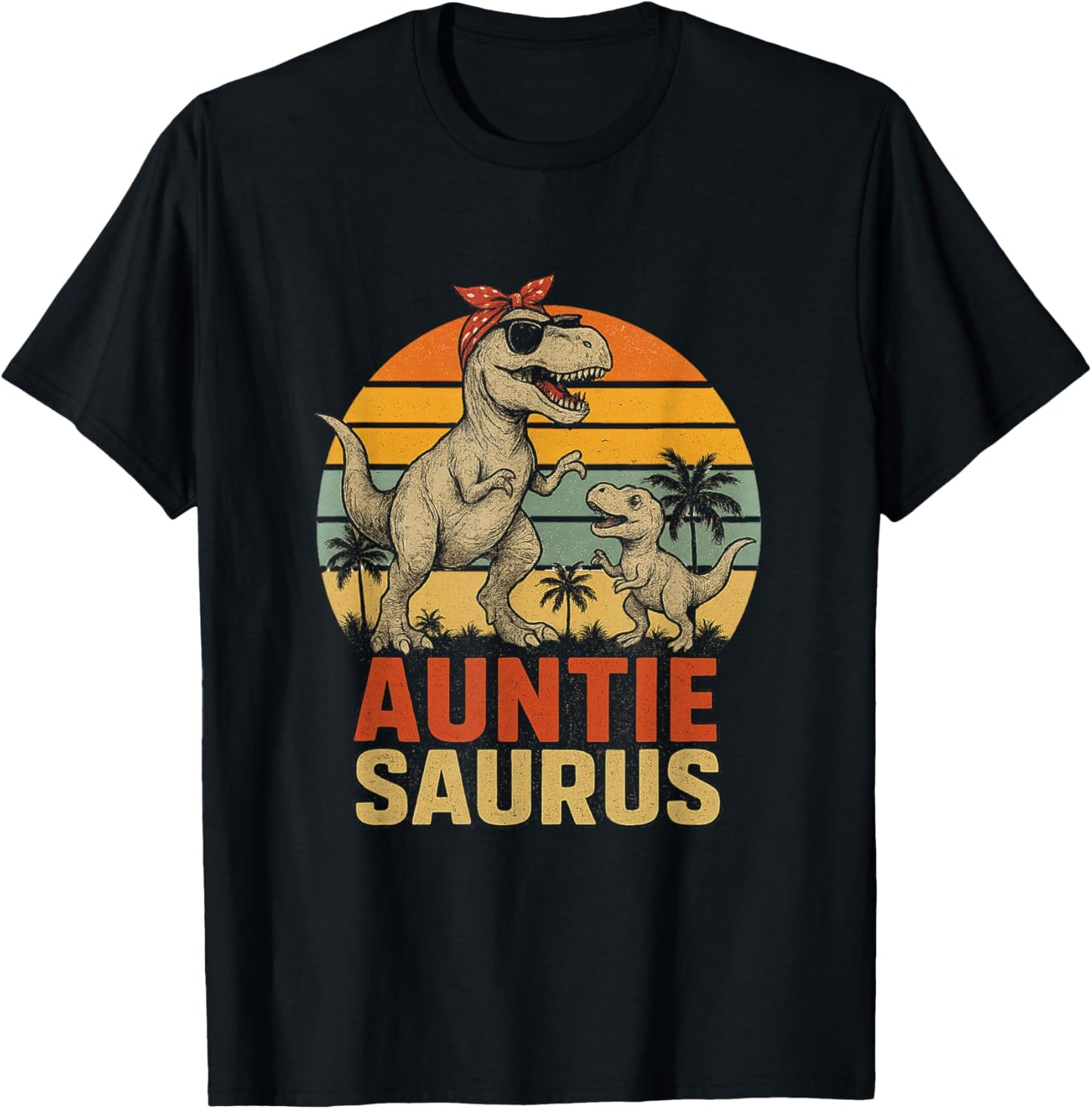 AuntieSaurus Dinosaur T-Rex Auntie Aunt Nephew Matching T-Shirt