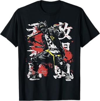 Japanese Streetwear Cyberpunk Y2K Techwear Retro Manga Anime T-Shirt