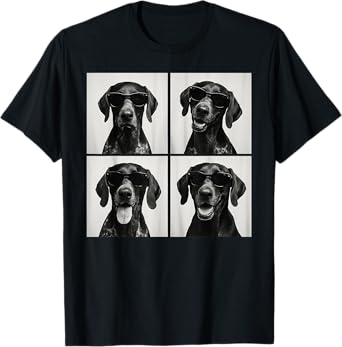 Funny German Shorthaired Pointer Lover Cute Dog Photo Booth T-Shirt