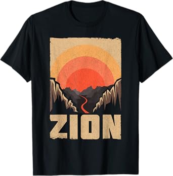 Zion National Park Merchandise Zion Hiking Souvenir T-Shirt