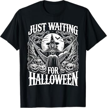 Summerween Halloween Summer Just Waiting For Halloween T-Shirt