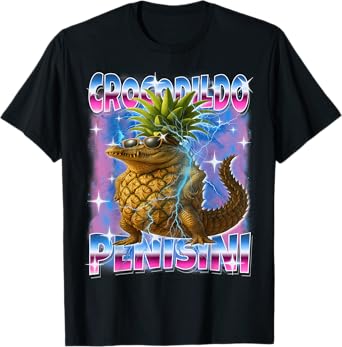 Crocodildo-Penisini Italian-Brainrot AI Generated Meme Kids T-Shirt