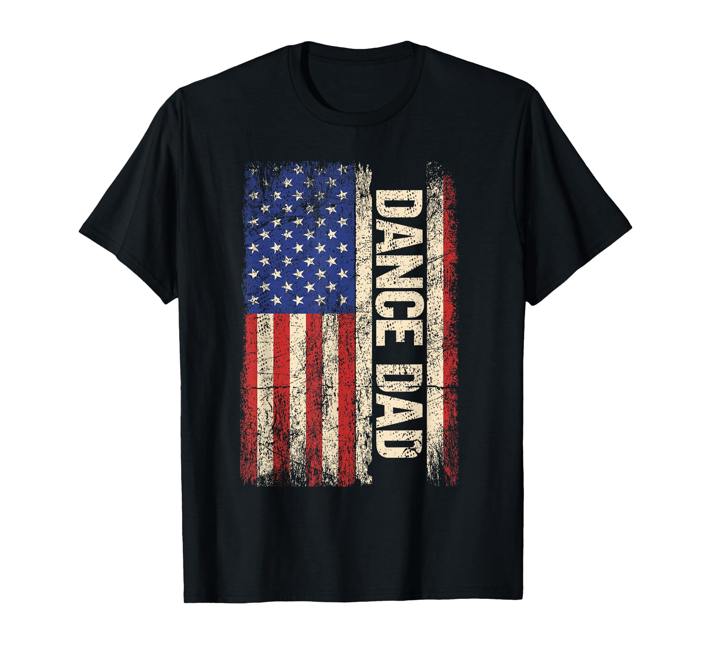 Dance Dad US American Flag Shirt Dancer Dancing Father Men T-Shirt