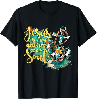 Christian Jesus is the Anchor of My Soul Starfish T-Shirt
