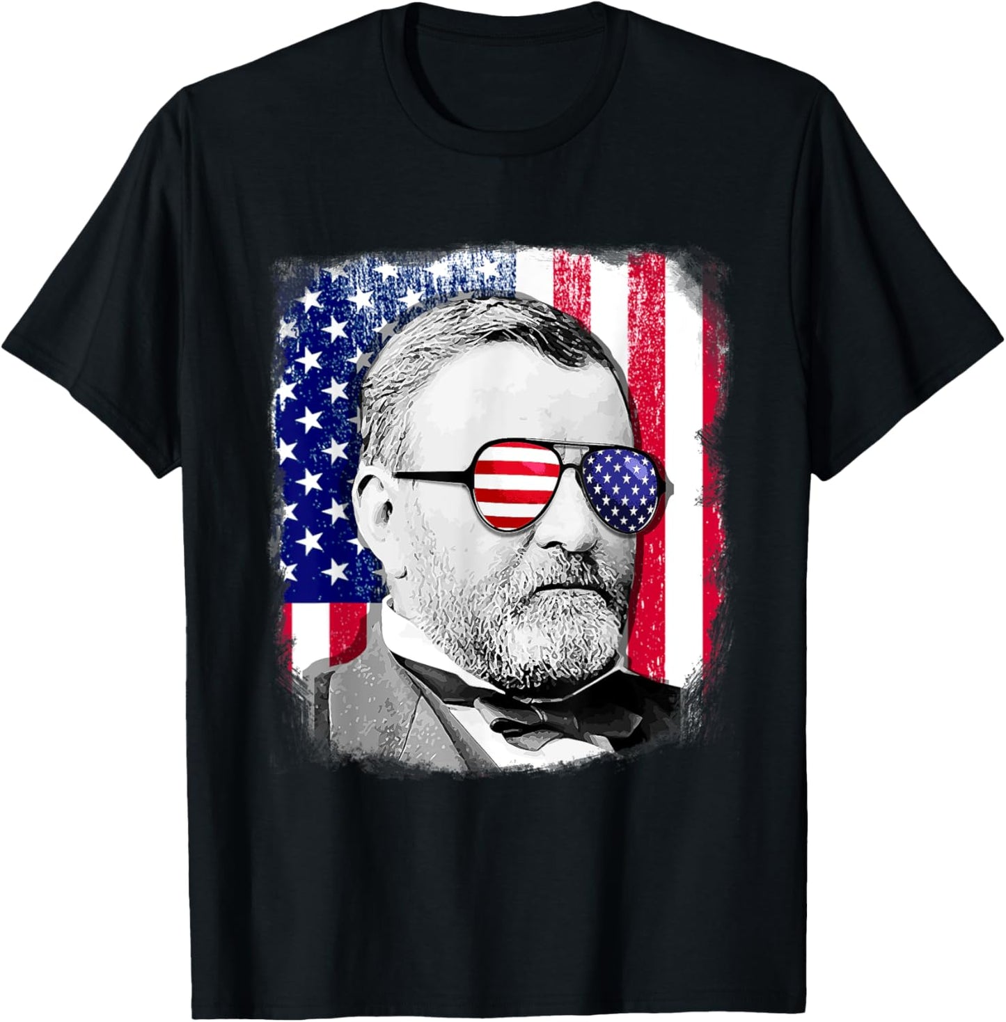 Ulysses S Grant US flag shirt 4th of July T-Shirt