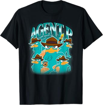 Disney Phineas And Ferb Agent P Multiple Poses Poster T-Shirt
