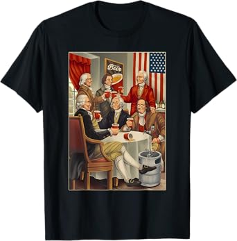 Founding Fathers Beer Keg 4th of July Shirt Founding Father T-Shirt for Women Kids Men