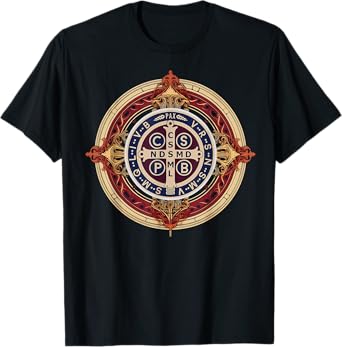 Catholic Saint Benedict Medal T-Shirt