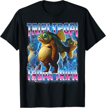 Trippi-Troppi-Troppa-Trippa Italian-Brainrot Funny Gen Z Men T-Shirt