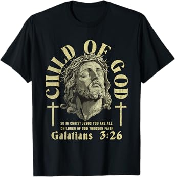 Vintage Child Of God Galatians 3 26 T-Shirt