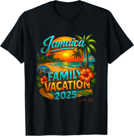 Jamaica Family Vacation 2025 Graphic print T-Shirt