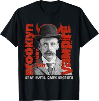 Brooklyn Vampire Albert Fish Vintage Crime Dark Streetwear T-Shirt
