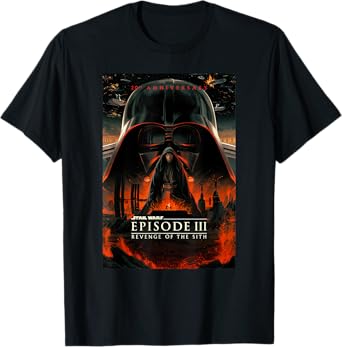 Star Wars 20th Anniversary Episode III Epic Chest Poster T-Shirt