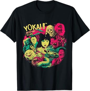 Yokai Club Japanese Folklore Monsters Cool J-Horror T-Shirt