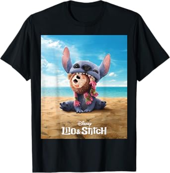 Disney Lilo & Stitch Live-Action Movie Funny Moana Poster T-Shirt
