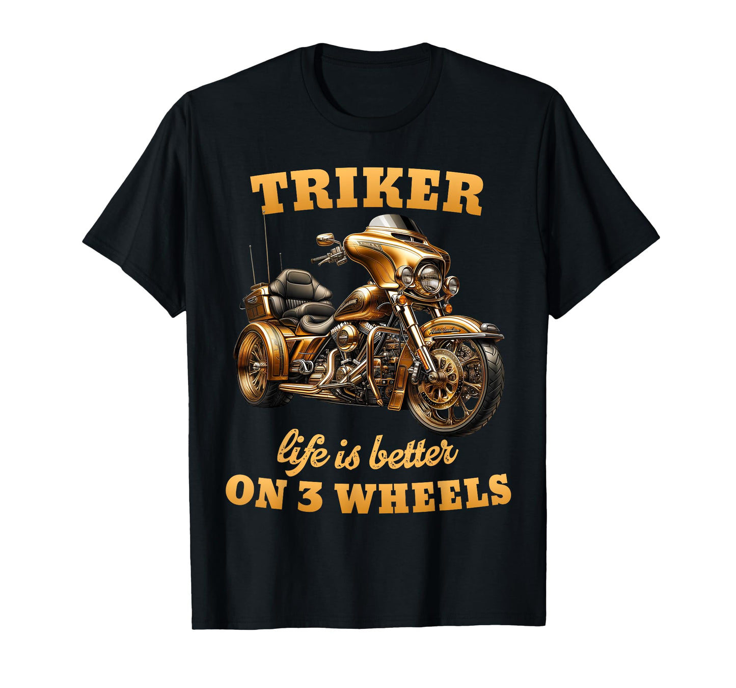 Trike Life Motorcycle trike Grandpa Three-wheeled Trike Dad T-Shirt