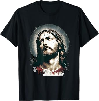 Christian Quotes Designs Faithful Christians Love Jesus Christ Graphical Design for Christians Unisex-Adults Black T-Shirt Small