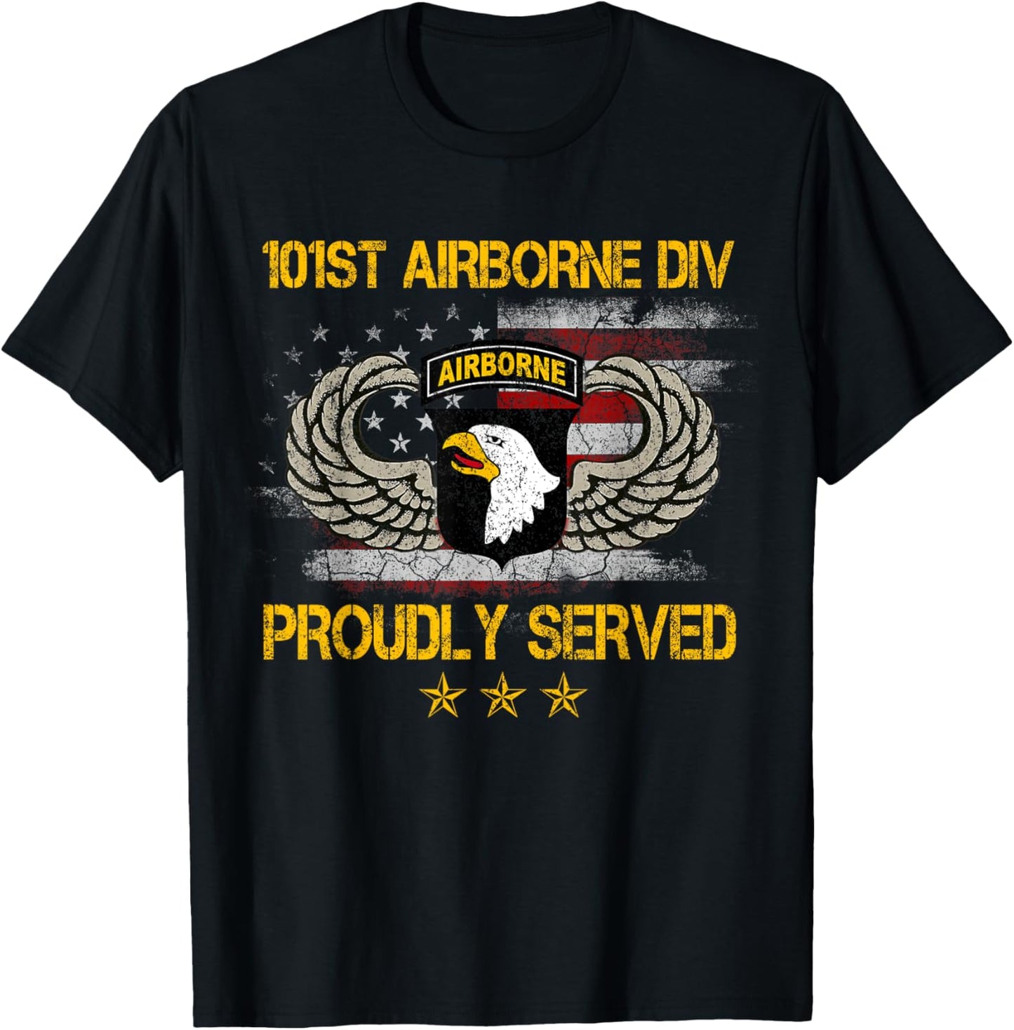101st Airborne Divition Proudly Served Tshirt, Veterans Day T-Shirt