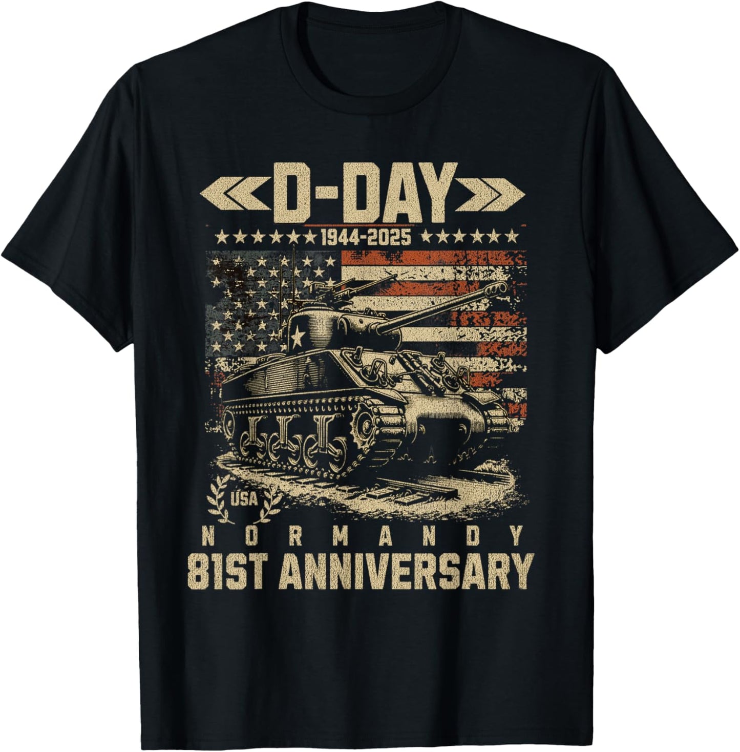 D-Day 1944 Omaha Beach D-Day Normandy 81st Anniversary T-Shirt