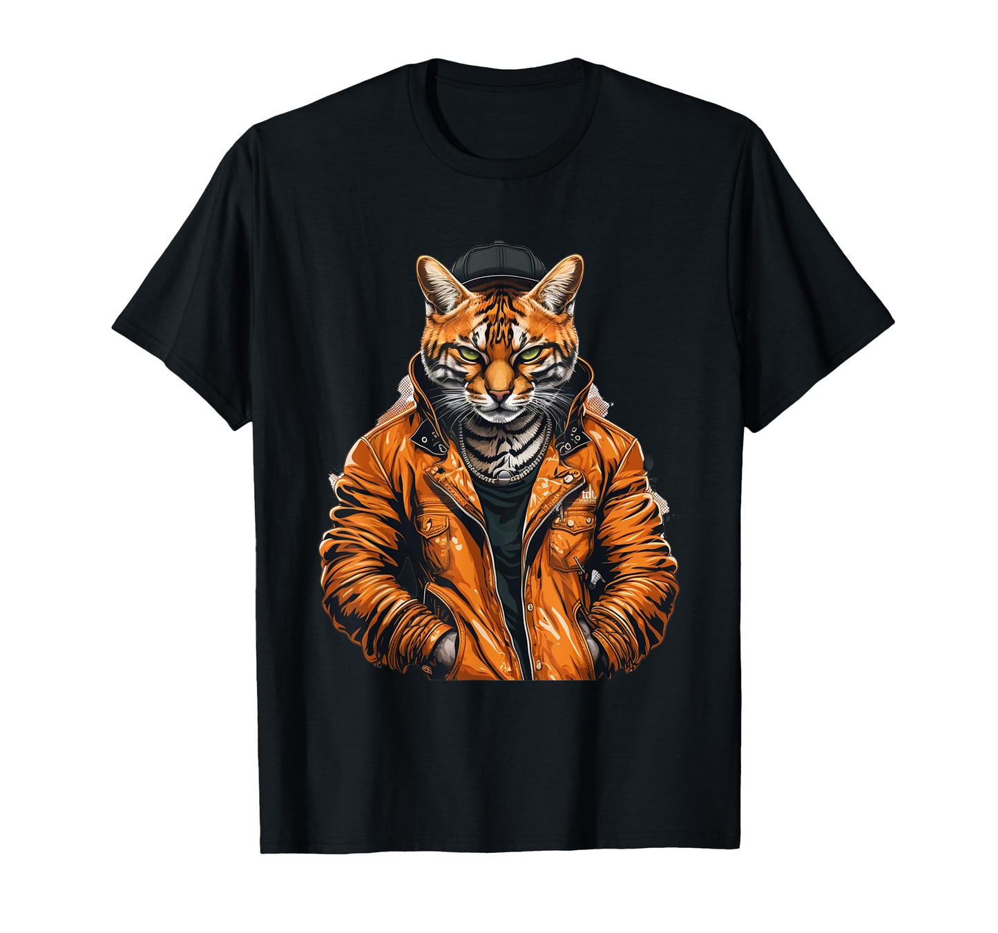 Orange Bengal Cat Thug Cat Gangster Cat Gangster Life T-Shirt