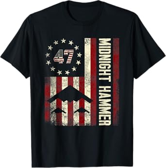 Operation Midnight Hammer with American Flag T-Shirt