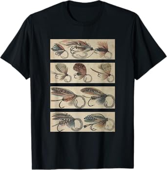Vintage Fly Fishing Lures T-Shirt