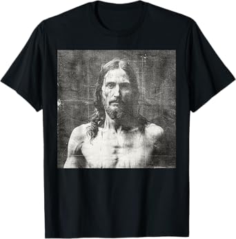Vintage Jesus Shroud Of Turin T-Shirt