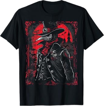 Gothic Art Gothic Plague Doctor Goth Aesthetic T-Shirt