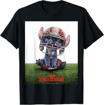 Disney Lilo & Stitch Live-Action Movie Funny Football Poster T-Shirt
