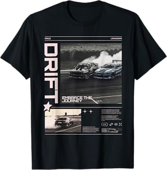 Cool Retro Vintage Japanese JDM Tokyo Japan Drift Race Car T-Shirt