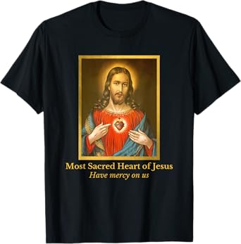 Heart of Jesus Catholic Quote T-Shirt