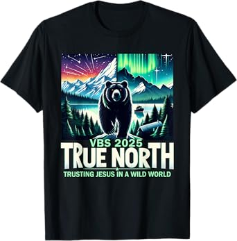 True North VBS 2025 Christian Trusting Jesus Wilderness T-Shirt