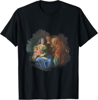 Sacred Family Tee Virgin Mary Joseph Jesus Catholic T-Shirt