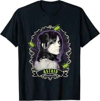 Beetlejuice Beetlejuice Astrid Deetz Face Portrait Vintage T-Shirt